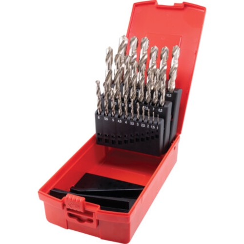 Sherwood 25Pc HSS Jobber Drill Bit Set, Bright, 1-13mm x 0.5mm | SHR0258520K