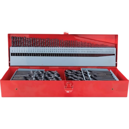 Sherwood 114Pc HSS Jobber Drill Bit Set, Black Oxcide, Gauge/Imperial/Metric | SHR0258920K