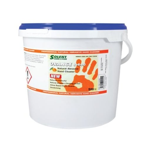 Solent Orange Citrus Beaded Hand Cleaner, 5L | SOL7801203H