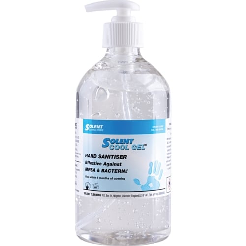 Solent Cool Gel Hand Sanitiser, 500ml | SOL7802652G