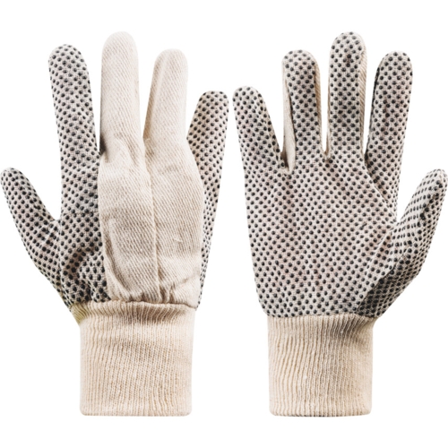 Sitesafe General Handling Gloves, Vinyl Dotted PVC Coating, Cotton Liner, Size 10 | SSF9613060K