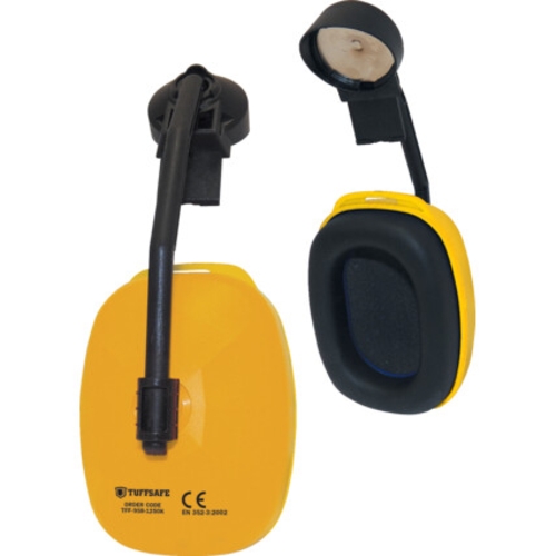 Tuffsafe Clip-On Ear Defenders with Yellow Cups (Non-Communicative) | TFF9581250K