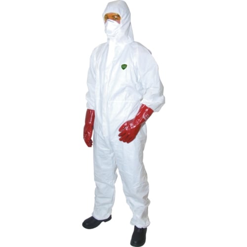 Tuffsafe Disposable Chemical Protective Coveralls, Laminates, Chest 56-58