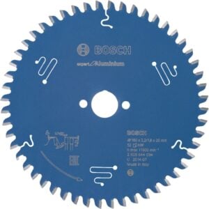 Bosch Expert for Aluminium Saw Blade, Ø160MM X B20MM X 2.2MM - 52T | 2608644094