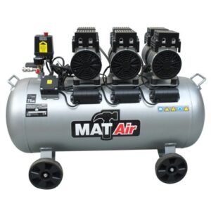 MatAir 100L Silent Compressor, Oil-less, 2.2kW/3HP | AIR3050