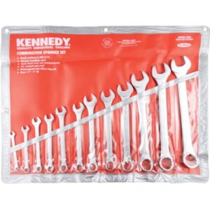 Kennedy 12Pc Combination Spanner Set, 1/4