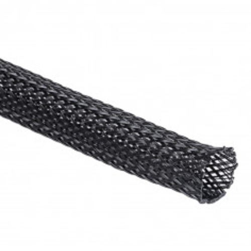 Braided Sleeving Megamide 16mm Black | MEGA516BK