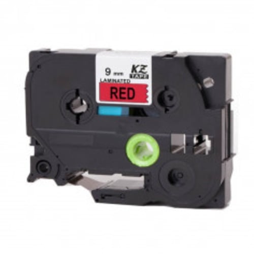 Brother TZ Label Tape 9mm x 8.0M Black on Red | TZ421