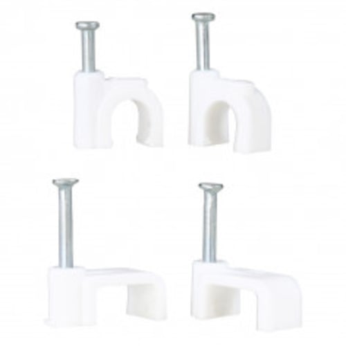 Cable Clips Round 10.0mm White | HT1000WT