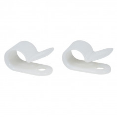 P Clips Nylon 8.0mm H4P White | NX3WT