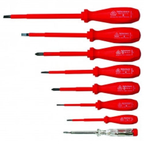 Screwdriver Set Insulated 1000VAC 1500VDC 7Pc | INSSET