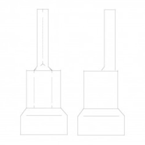 Terminal Preinsulated Pin Yellow 13mm | 3P13