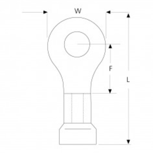 Terminal Preinsulated Red Ring 5.0mm | 1R5