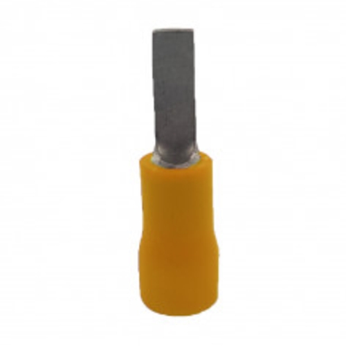 Terminal Preinsulated Yellow Flat Blade 10x25.8mm | 3FB10