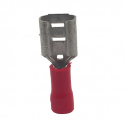 Terminal Twin Grip Red Piggy Back 6.35mm | T1PB