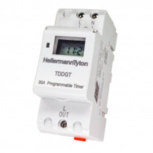 Timer Digital 7 Day 30A Geyser Din Rail Mounted | TDDGT