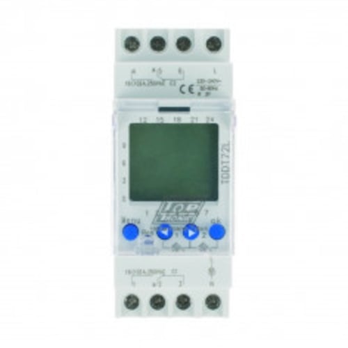 Timer Digital 7 Day Dual Relay Din Rail Mounted | TDDT72L