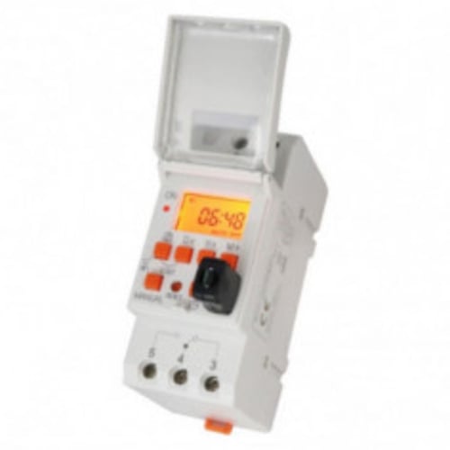 Timer Digital Programmable Memory Card Din Rail Mounted | TDDT7M