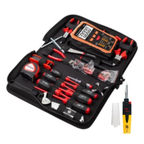 Toolkit Electrical 19 Pce incl Multi-Meter T85D & TP200 | TECHKTPROMO