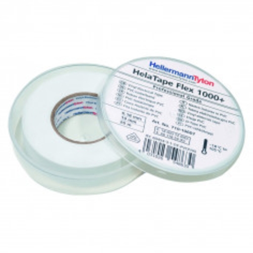 Wire Harness Tape HelaTape Flex 1000 0.18x19mmx20m White | HTAPEFLEX1000WT