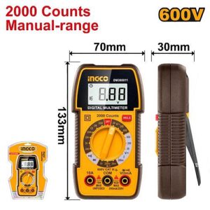 Ingco Manual Range Digital Multimeter | DM360011