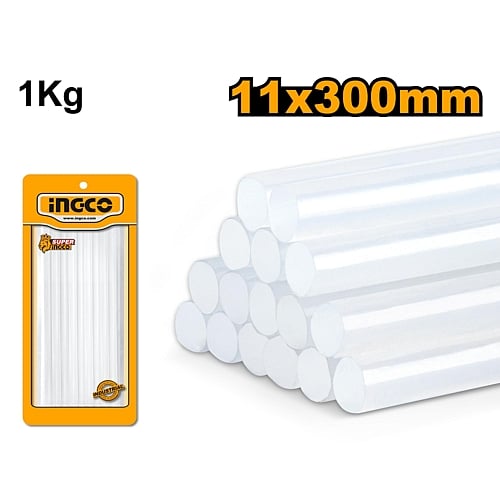 Ingco 1Kg Glue Sticks, 11 x 300mm | AKTGS3011