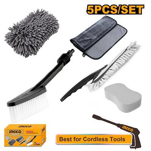 Ingco 5Pc Clean Maintenance Kit for Pressure Washer (CPWLI4006) | AMGF0501