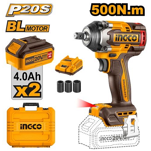 Ingco 20V Cordless Brushless 1/2