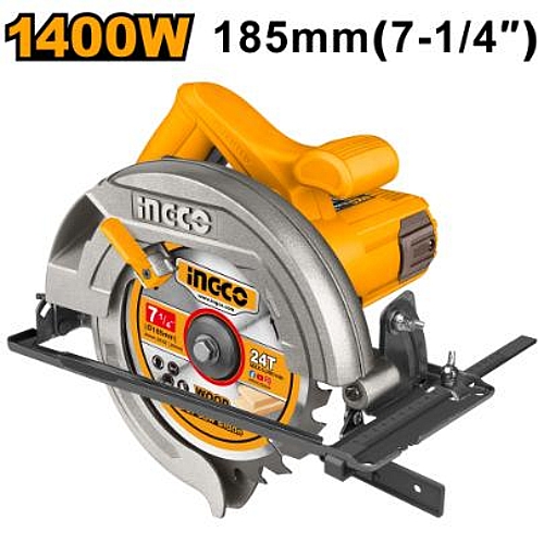 Ingco 185mm Circular Saw 1400W | CS18538