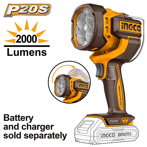 Ingco 20V Cordless Work Light (Solo Unit) | CWLI2088