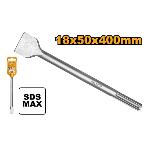 Ingco SDS-Max Flat Chisel, 18 x 400 x 50mm | DBC0224002