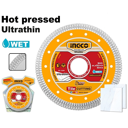 Ingco Ultra-Thin Wet Diamond Disc, 230 (9