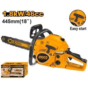 Ingco Gasoline 46cc Chain Saw 445mm (18