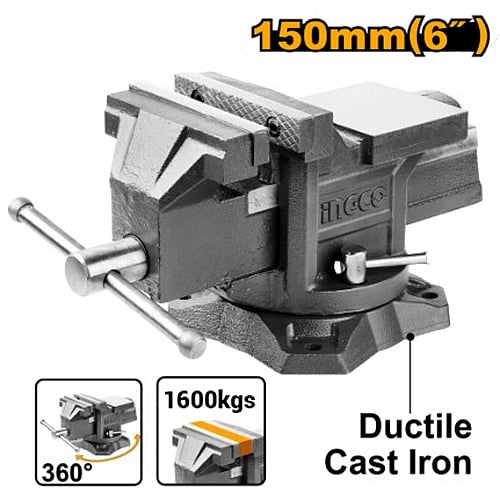 Ingco Swivel Base Bench Vice 150mm (6