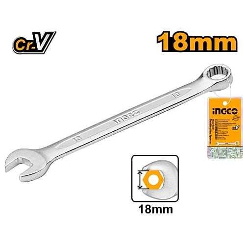 Ingco Combination Spanner 18mm | HCSPA181