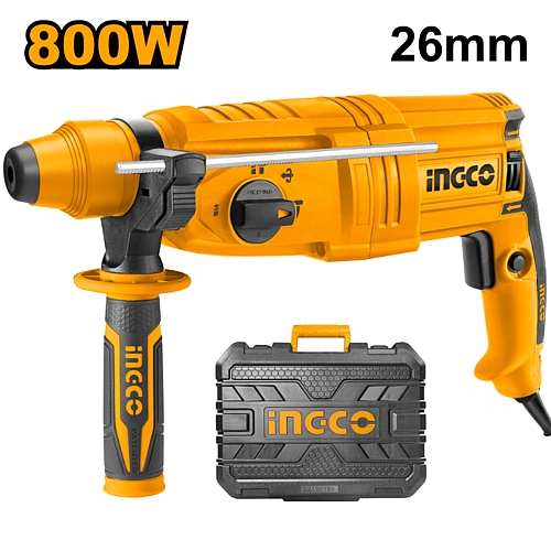 Ingco SDS-Plus Rotary Hammer Drill 2.5J, 800W | RGH9028