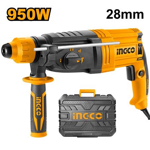 Ingco SDS-Plus Rotary Hammer Drill 2.5J, 950W | RGH9528