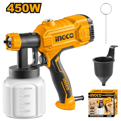 Ingco Electric Spray Gun 380ml/min, 450W | SPG3508