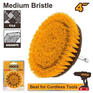 Ingco 4-Inch Medium Cleaning Bristle Brush | WCBM1041