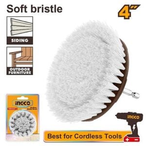 Ingco 4-Inch Soft Cleaning Bristle Brush | WCBS1401