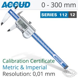 Coolent proof digital caliper with calibration cert 0-300mm