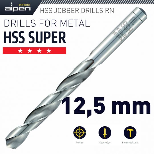 Hss super drill bit 12.5mm