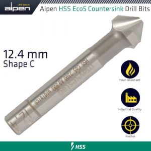 Alpen HSS-ECO5 Countersink 90  12.4 Din 335 Shape C