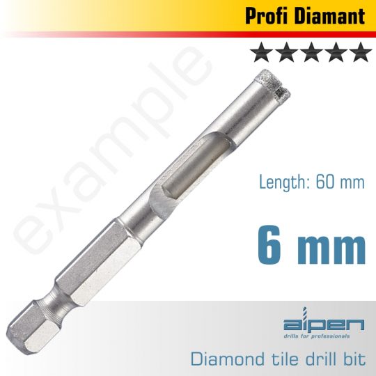 Diamond drill bit 6mm