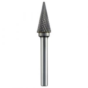 Tc rotary burr 12mm conical pointed nose for hard metals
