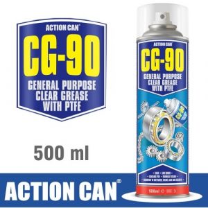 Action Can Gen Purpose Clear Grease W/PTFE CG-90 500 ml (CAN32799)