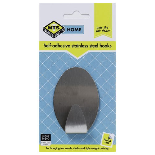 Mts Home Large Oval Stainless Steel Hook