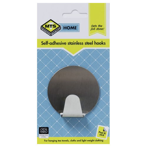 Mts Home  Large Round Ssteel Hook 2Pc