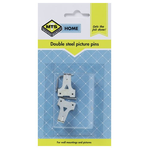 Mts Home  Double Sided Picture Pins 2Pc