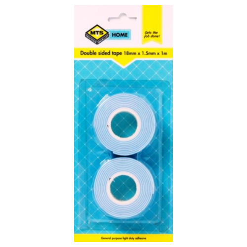 Home dbl sided tape 18mmx1.5mm 1m 2p